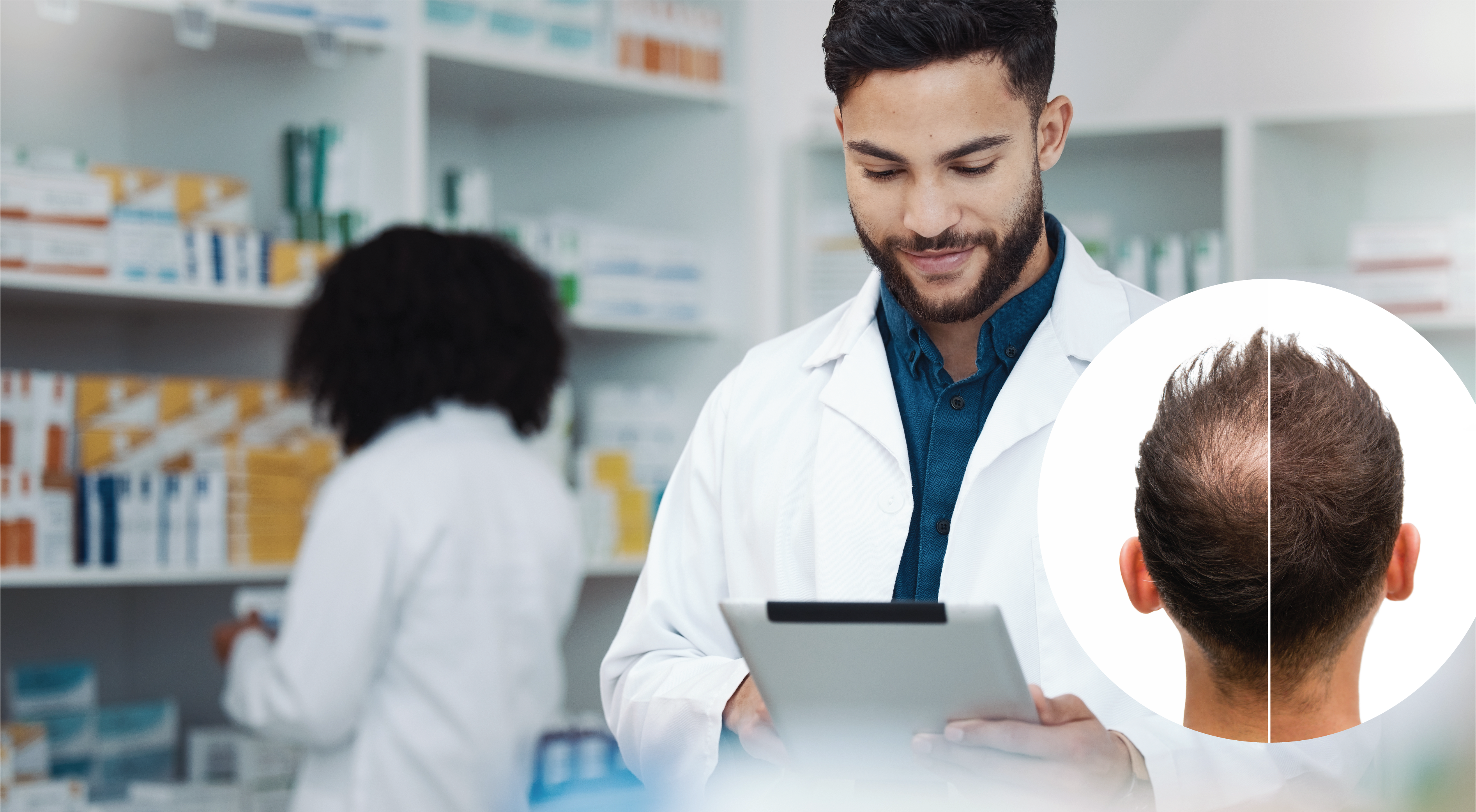 Free online hair loss doctor consultation with Men's Hair Clinic for prescription treatments.